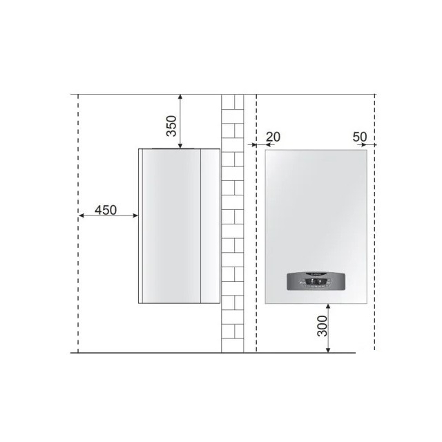 Котел газовий конденсаційний Ariston Clas B One WIFI 24 (3302127)