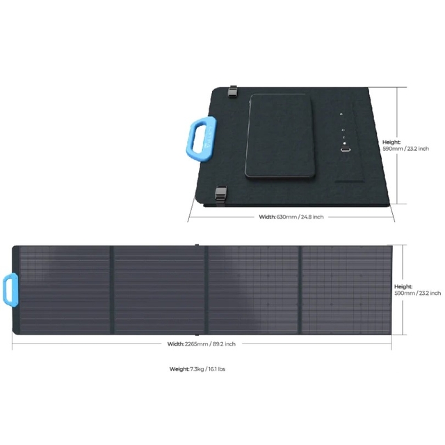 Солнечная панель портативная Bluetti PV200 Solar Panel 200W