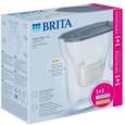 Фильтр-кувшин Brita Style Essential MXPro 2.4л (1.4л очищенной воды) + 2 картриджа серо-голубой