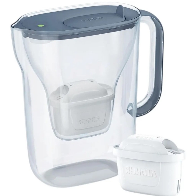 Фільтр-глечик Brita Style Essential XL MXPro 3.6л (2.3л очищеної води) + 3 картриджа сіро-блакитний