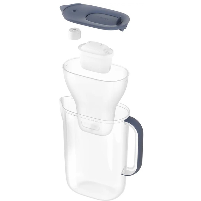 Фільтр-глечик Brita Style Essential XL MXPro 3.6л (2.3л очищеної води) + 3 картриджа сіро-блакитний
