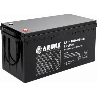 Акумулятор літій-залізо-фосфатний Aruna LFP 100-25,6B (100Ah, 25,6V, 2560Wh, BMS)