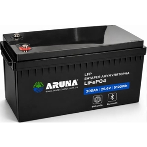 Aruna LFP 200-25,6B (200Ah, 25,6V, 5120Wh, BMS)