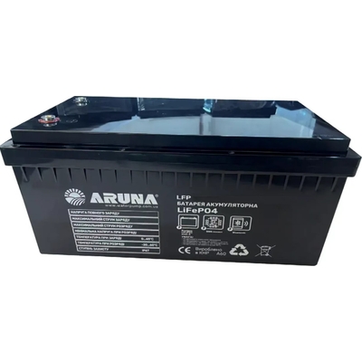 Аккумулятор литий-железо-фосфатный Aruna LFP 200-25,6BD (200Ah, 25,6V, 5120Wh, BMS, LCD)