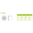 Вытяжной вентилятор настенный AirRoxy aRid 120 BB TS (01-044)