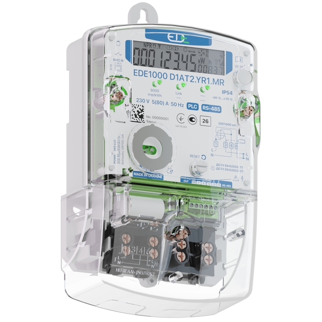 Счетчик электроэнергии однофазный EDE EDE1000 D1AТ2.R01.MR4