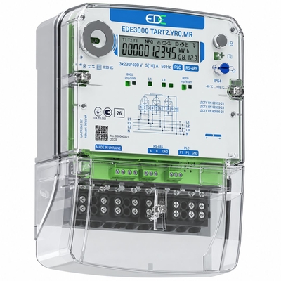 Лічильник електроенергії трифазний багатотарифний EDE EDE3000 ТART2.R00.МR4
