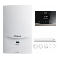 котёл Vaillant ecoTEC pure VUW 286/7-2 + терморегулятор + дымоход (0010023033 + 0010045479 + 0020219516)
