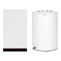 Viessmann Vitodens 050 BOHA 19 кВт з бойлером 300 л, датчиком і димоходом