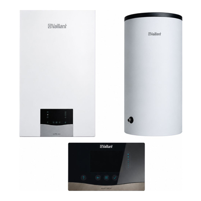 Пакетное предложение одноконтурный одноконтурный котел Vaillant ecoTEC plus VU 20CS/1-5 Ioni + бойлер + терморегулятор (0010043962 + 0010015951 + 0010045479)