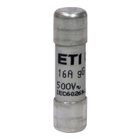 Запобіжник ETI CH10x38 gG 16A/500V (2651019) Запобіжник ETI CH10x38 gG 16A/500V (2651019)