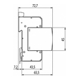 Комплектуючі до сонячних панелей Обмежувач перенапруги ETI ETITEC C T2 275/20 4+0 4p (2440395)