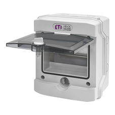 Щит пластиковый ETI ECH-6G ЩРН-П-6 мод IP65 прозрачные дверцы (1101176)
