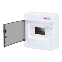 Щит пластиковий EETI CT8PT ЩРН-П-8 мод IP40 прозорі дверцята (1101000)