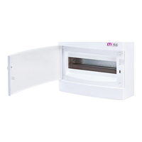 Щит пластиковий ETI ECT12PO ЩРН-П-12 мод IP40 білі дверцята (1101006)