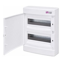 Щит пластиковий ETI ECT24PO ЩРН-П-24 мод IP40 білі дверцята (1101008)