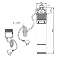 Свердловинний насос Pumpman 4SKM100