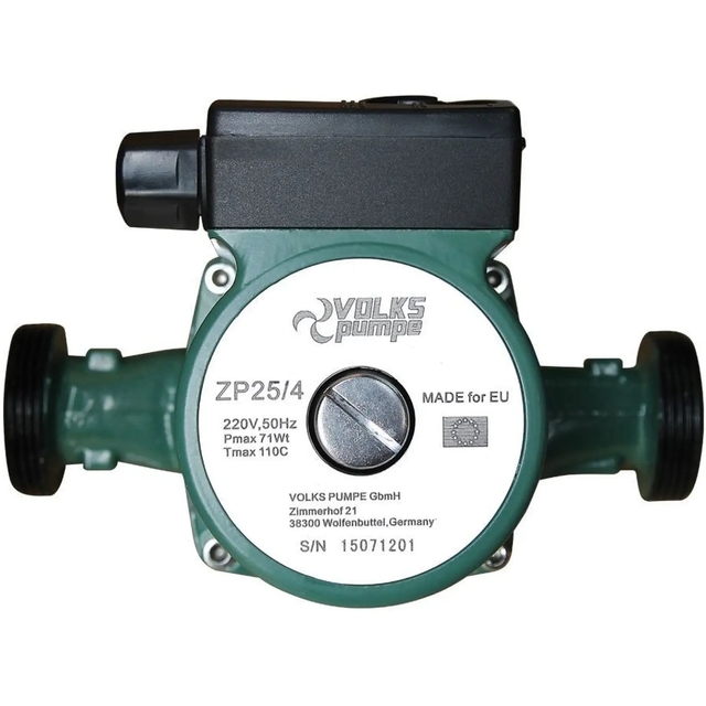 Циркуляційний насос Volks pumpe ZP25/4 130 мм + гайки