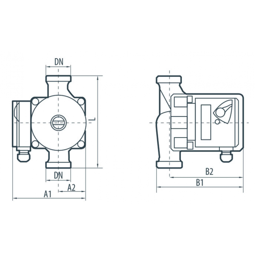 Циркуляционный насос Sprut GPD 25-4S-180 (присоединительный комплект)