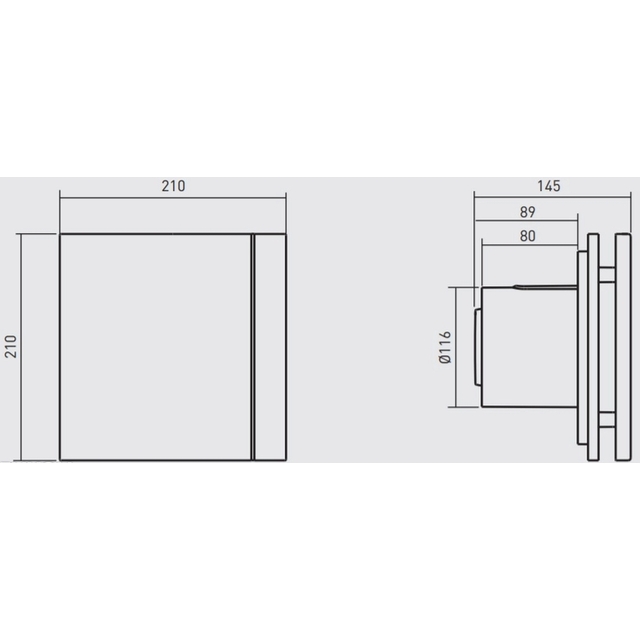Вытяжной вентилятор настенный Soler&amp;Palau Silent-200 CZ Design - 3C (5210604000)