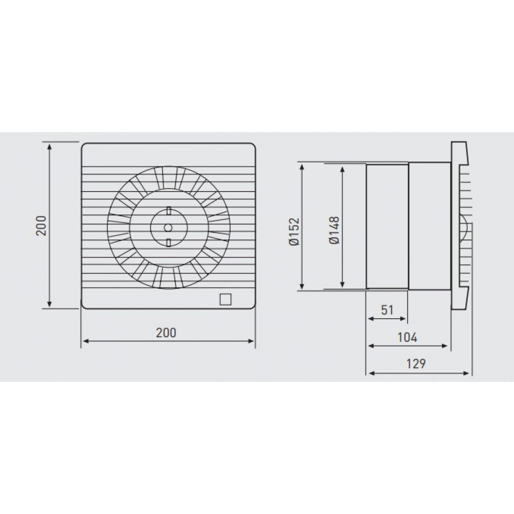 Витяжний вентилятор настінний Soler&Palau Decor-300 CZ (5210207600)