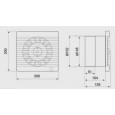 Вытяжной вентилятор настенный Soler&amp;Palau Decor-300 CR (5210205000)