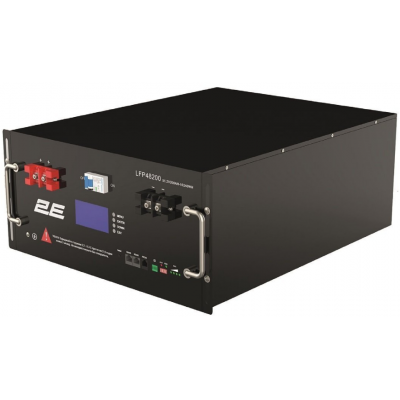 Акумулятор 2E LFP48200 19" LCD 16S LiFePo4 48V 200Ah (2E-LFP48200-LCD)