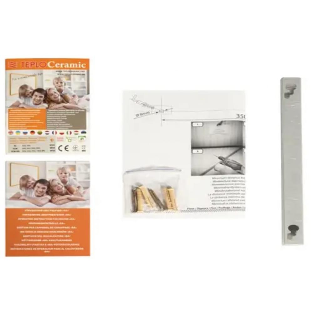 Керамічний обігрівач Teploceramic TCM-RA 1000 бежевий з терморегулятором (TCM-RA1000BEIGE)