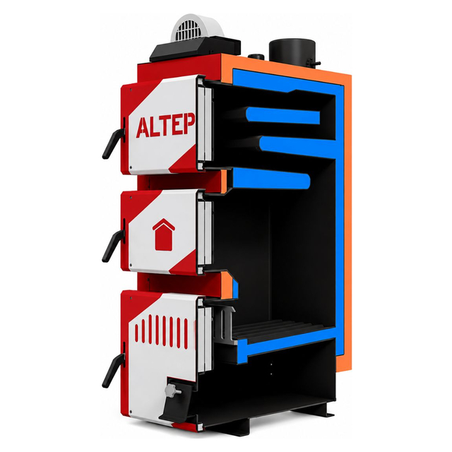 Котел твердотопливный длительного горения одноконтурный Altep Classic 24 кВт