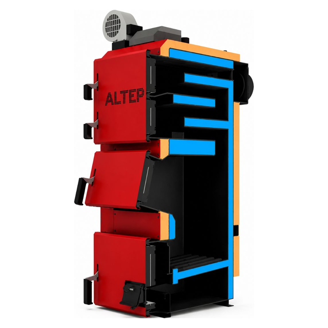 Котел твердотопливный длительного горения одноконтурный Altep Duo Plus 19 кВт