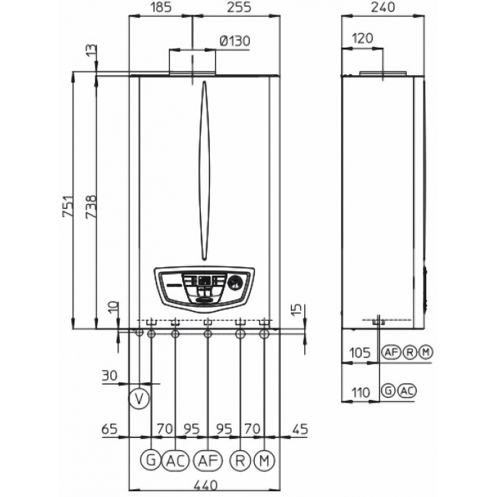 Котел газовый конвекционный Immergas Nike Mythos 24 2 E