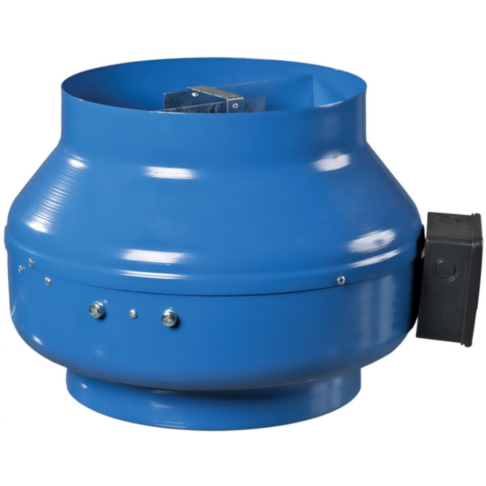 Канальный вентилятор Vents ВКМ 125 серый (бурый короб)