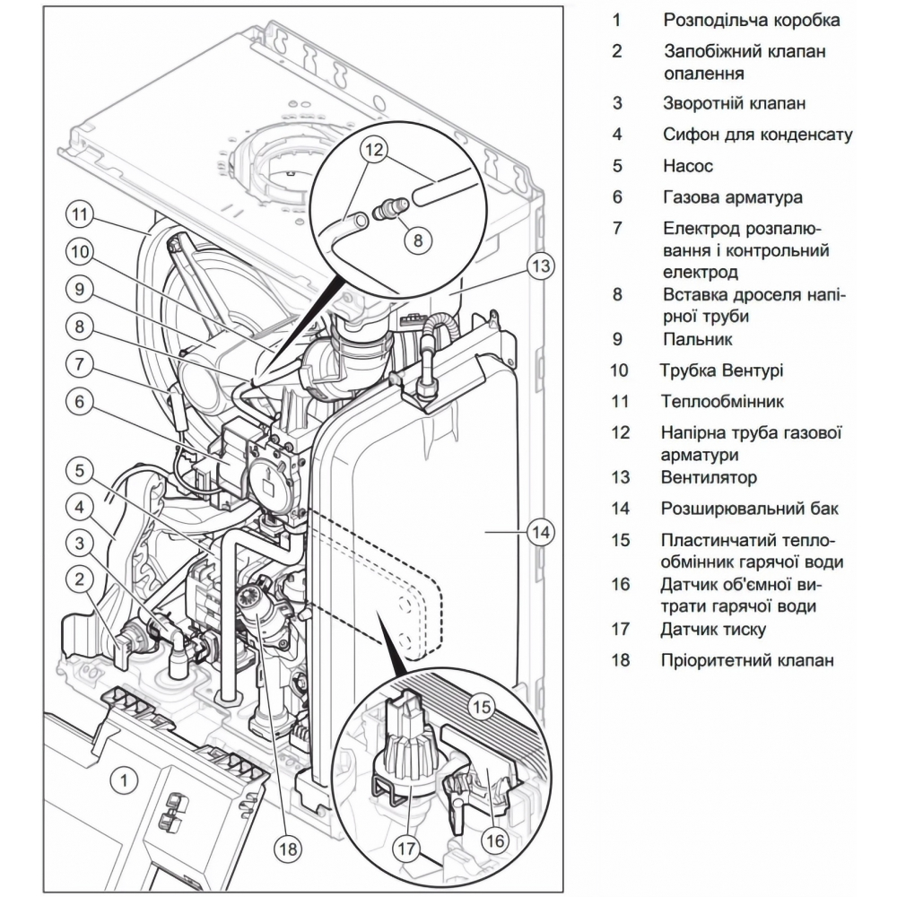 Котел газовий конденсаційний Protherm Puma Condens 18/24 MKV-AS/1 (Пума Конденс) (0010026148)