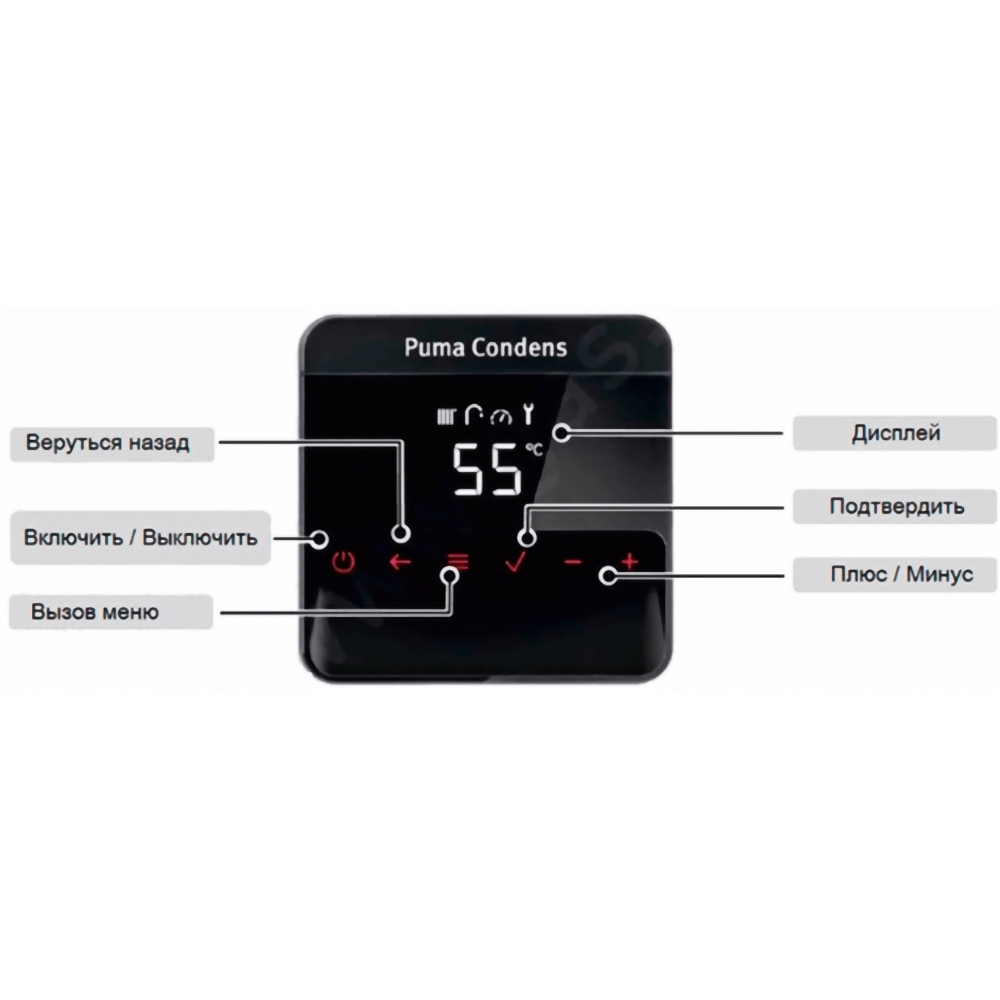 Котел газовий конденсаційний Protherm Puma Condens 18/24 MKV-AS/1 (Пума Конденс) (0010026148)