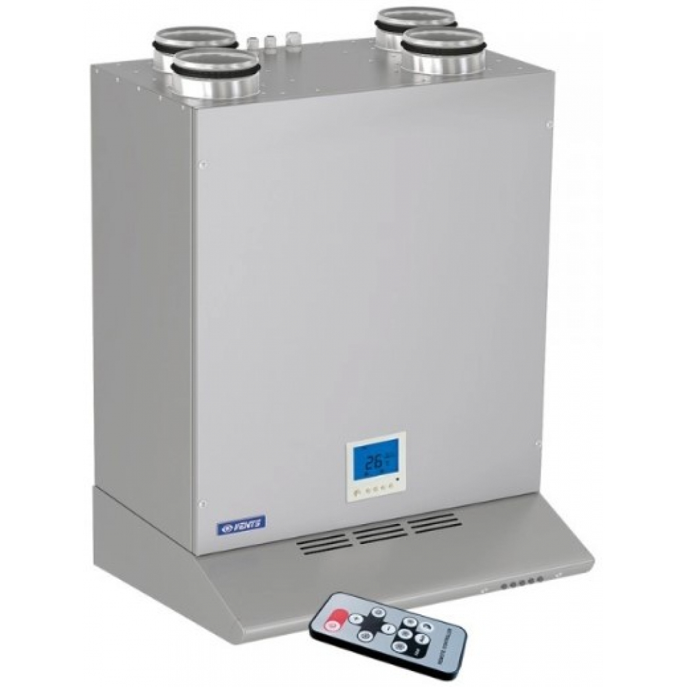 Приточно-вытяжная установка Vents ВУТ 300 ЭВК мини ЕС