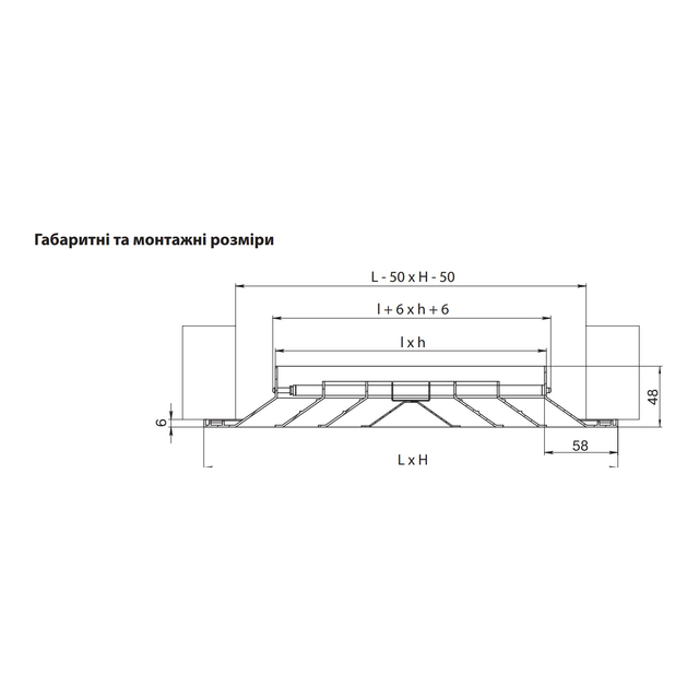 Vents ДП 258*258