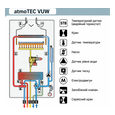 Котел газовый конвекционный двухконтурный Vaillant atmoTEC pro VUW 280/5-3