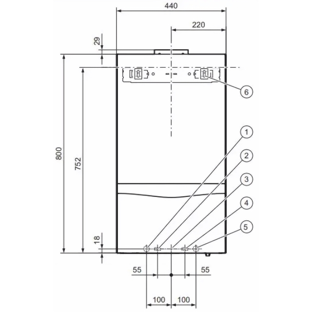 Котел газовий конвекційний Vaillant atmoTEC pro VUW 240/5-3