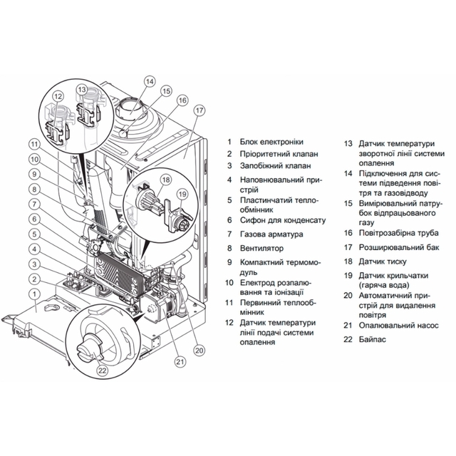 Котел газовый конденсационный Vaillant ecoTEC pure VUW 246/7-2+ПОДАРОК