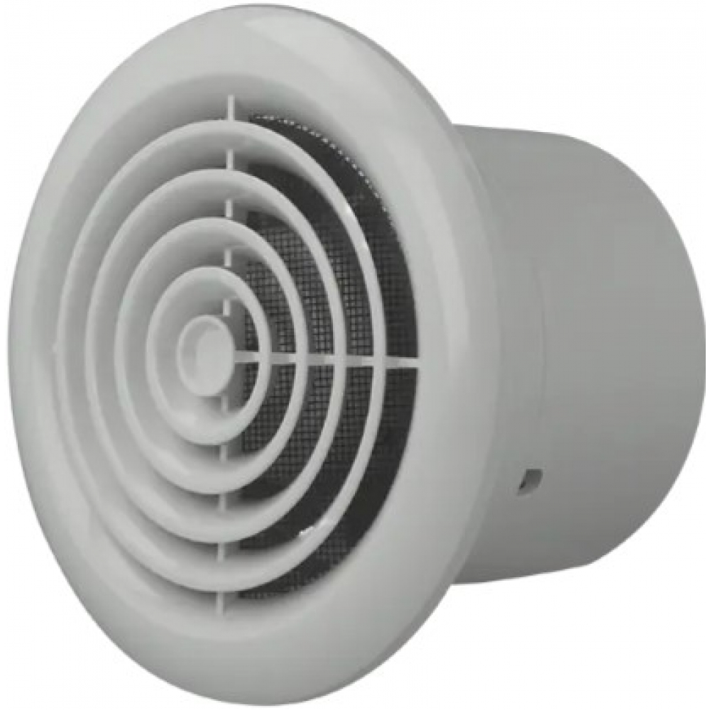 Вытяжной вентилятор настенный Vents 100 ПФ Л алюм. мат.