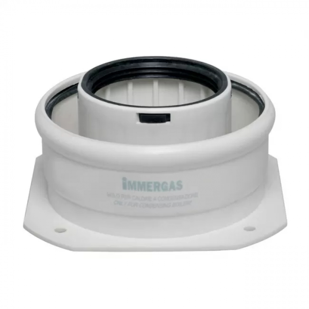 Фланец прямой коаксиальный 60/100 для конденсационных котлов Immergas (3.012086)