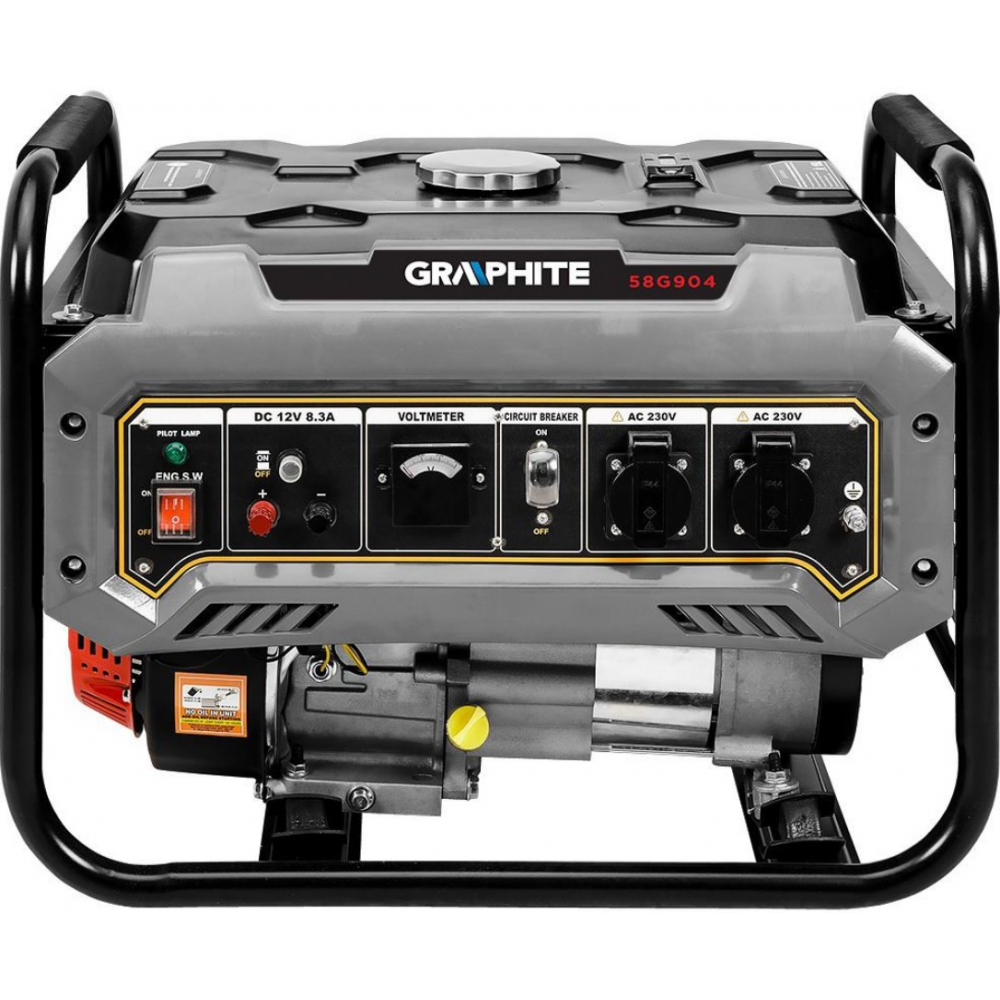 Бензиновый генератор Graphite 58G904 (2,2 кВт)