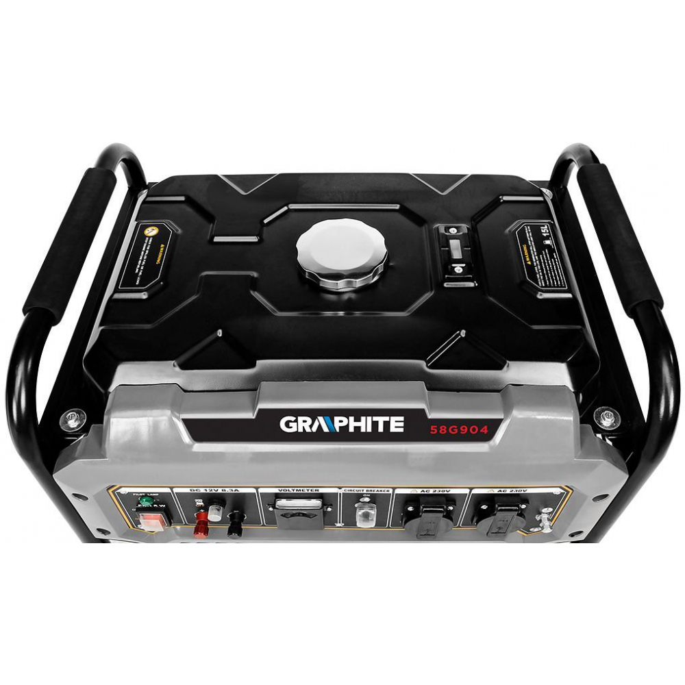 Бензиновый генератор Graphite 58G904 (2,2 кВт)