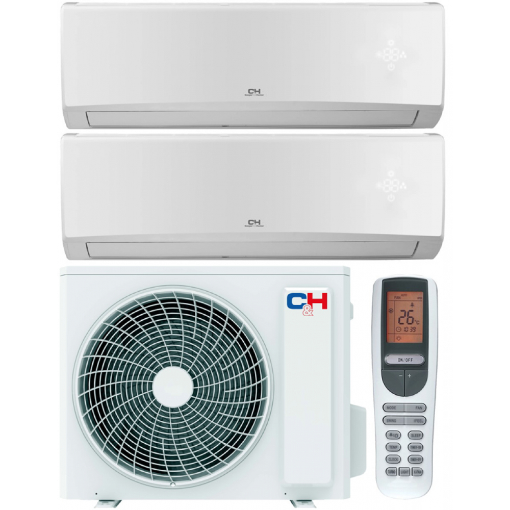Мульти-сплит система Cooper&Hunter CHML-U14RK2-NG+CH-S07FTXE(I) *2шт Alfa