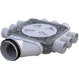 Колектор Vents Флексівент 1051125/63x9