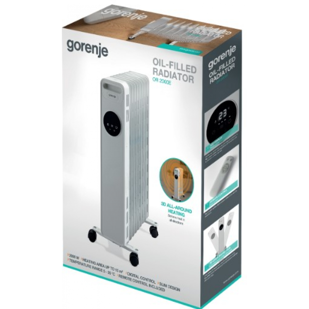 Масляний радіатор Gorenje OR2000E 9