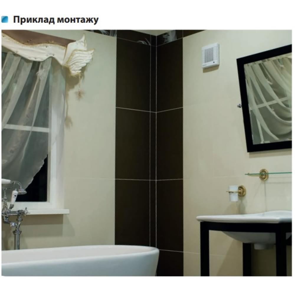 Витяжний вентилятор настінний Vents 100 МА прес