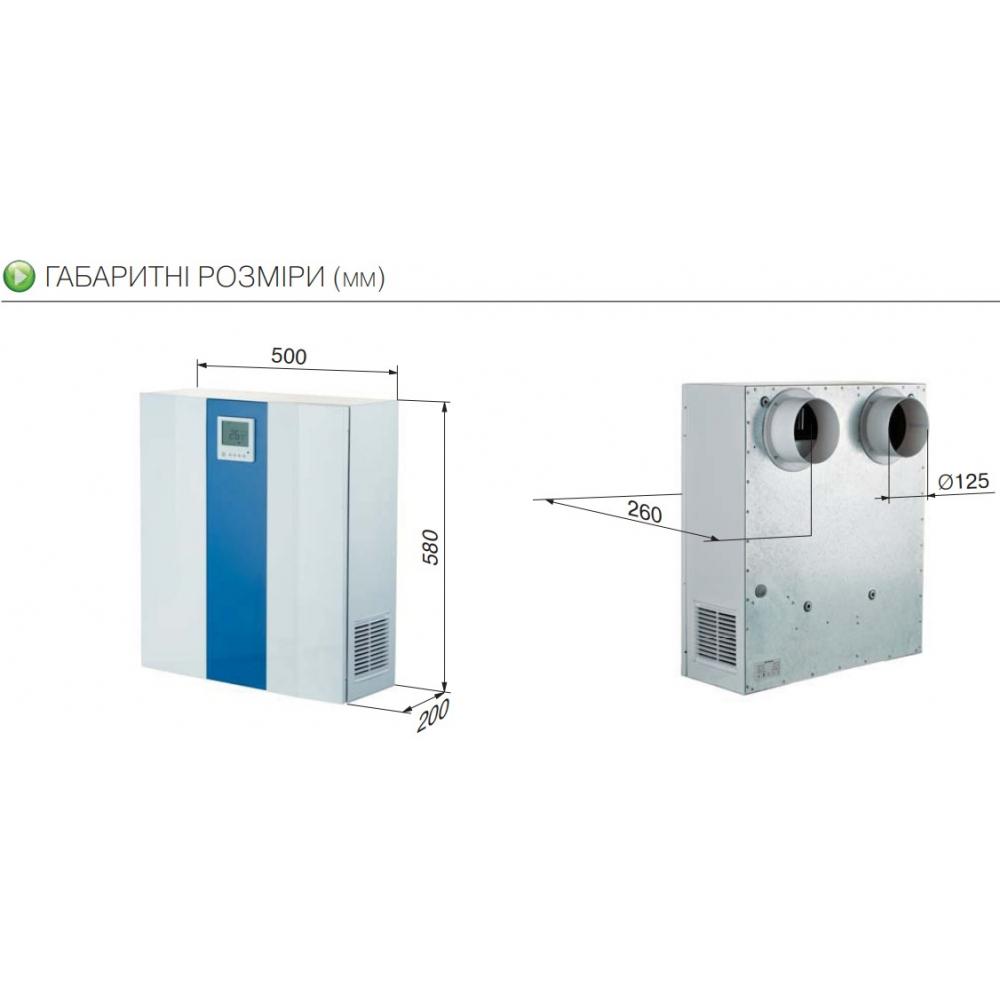 Приточно-вытяжная установка Vents Микра 150 Э КП