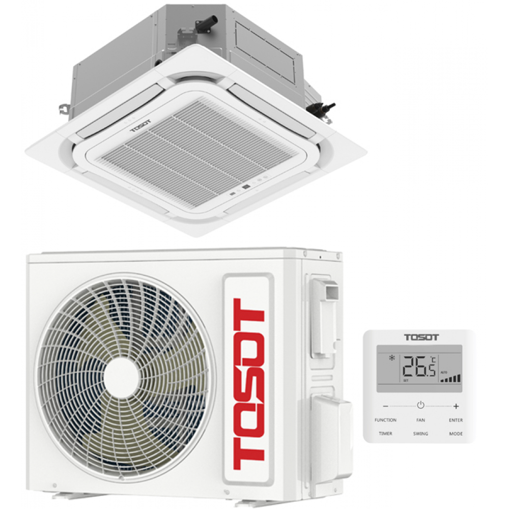 Кондиционер кассетный Tosot TUD140T1/A-S/TUD140W1/NhA-X+TF06