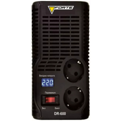 Стабилизатор напряжения релейный Forte DR600 (0,3 кВт, 1 фаза)